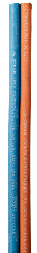 Tvillingslange 6,3 x 6,3 mm