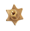 Slangebrudsventil 1/4" muffe 4l/min Alu