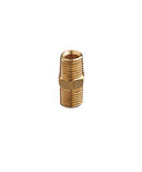 Brystnippel, 1/4" NPT x 1/4" NPT