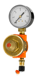 Afgangsflange Rp 1/2"   m manometer